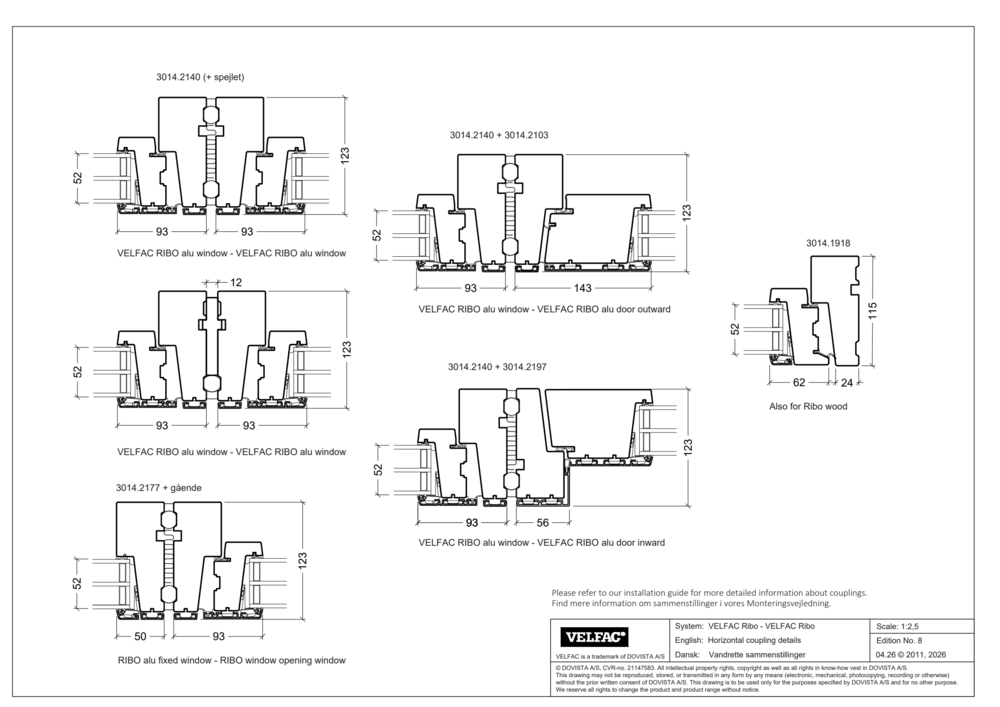 Sammenstillinger, VELFAC Ribo med VELFAC Ribo, PDF